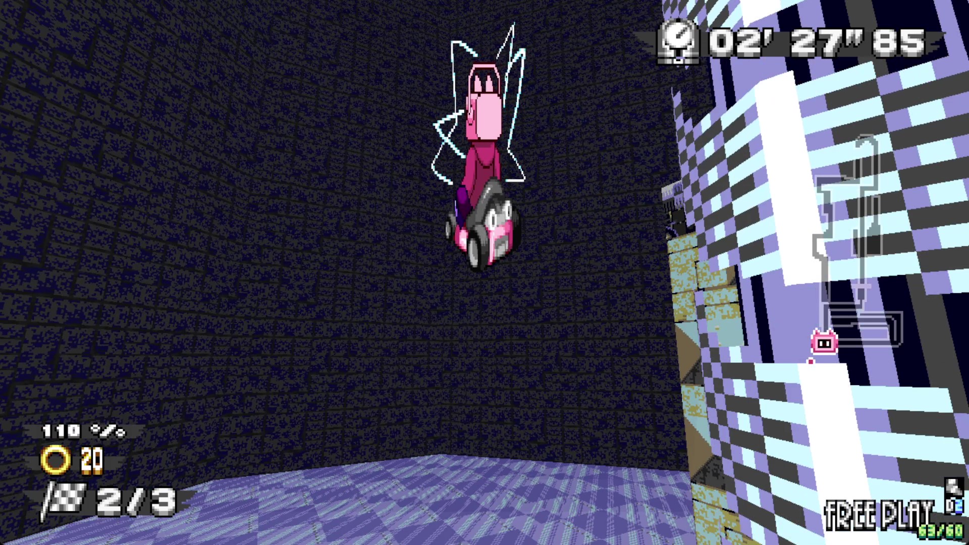 After: Ada in V2 has electricity surrounding her.