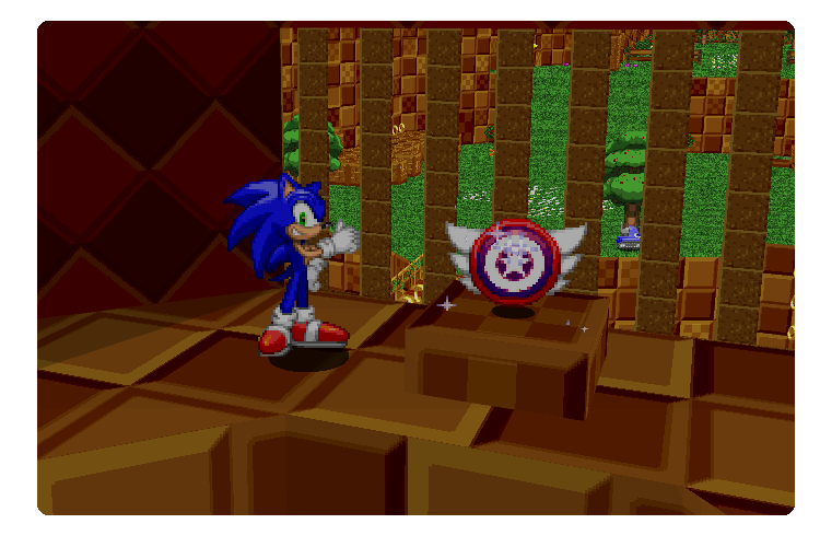 Adventure Sonic bounces his way to an up high emblem.png