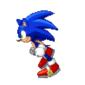 Adventure Sonic SRB2 Beta Walking Animation Angle 3.gif