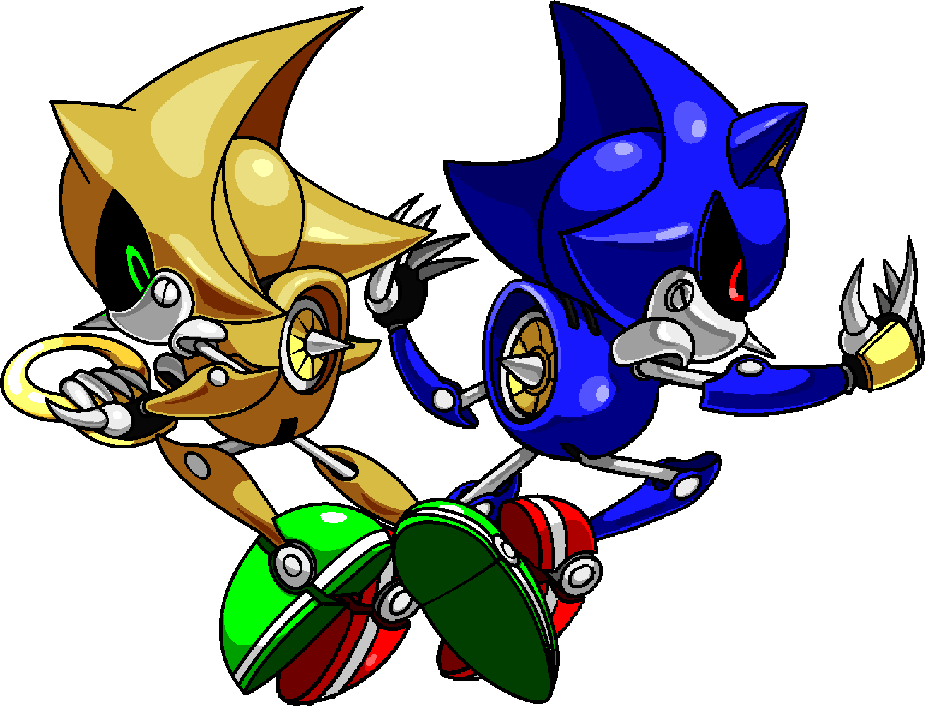 Sonic but he uses Beta sprites [Sonic Chaos] [Mods]