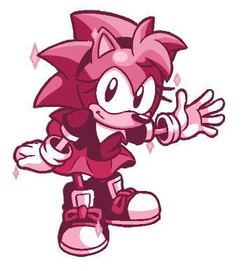 Sonic 2 Pink Edition Amy Rose Sprites (with Extra) by