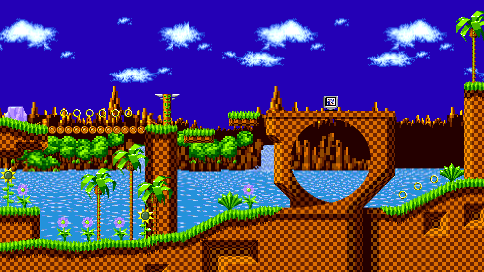 Sonic Vector Level - 'Game Gear Hill Zone' on Behance