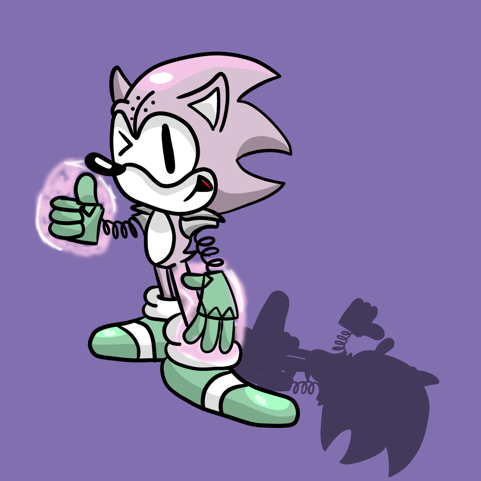 FIND ME ON COHOST AND TUMBLR on X: #realsonicartist sonic characters are  the easiest thing for me to draw, so i find myself drawing them a lot!  (half of the mighty sprites