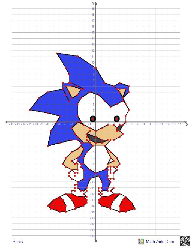 Graphing Worksheets _ Four Quadrant Graphing Characters Worksheets.jpg
