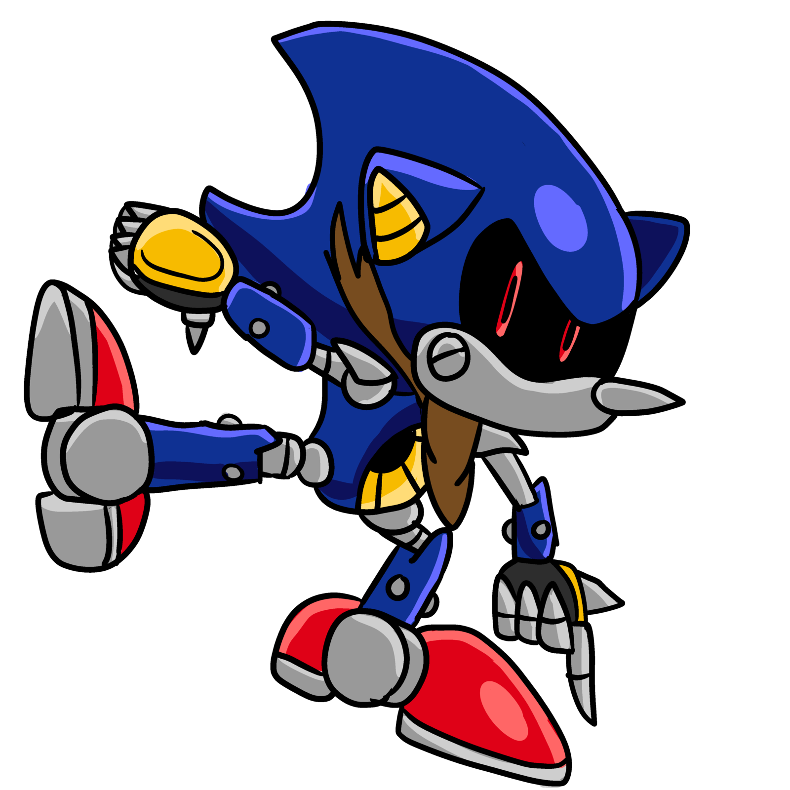 Mecha Sonic mk II - ibisPaint
