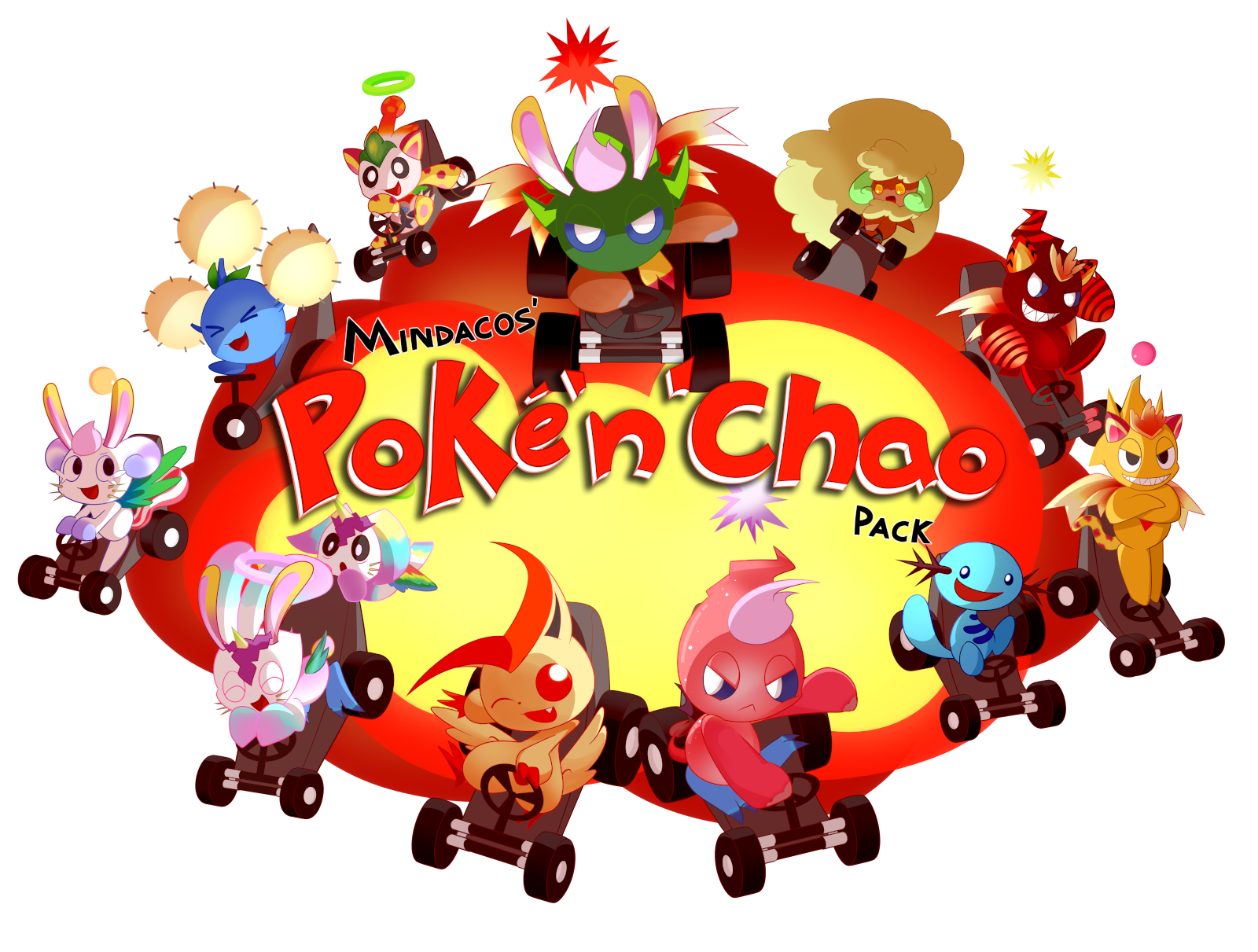 Open Assets] - Mindacos' Poke'n'Chao Pack! (Ring Racers
