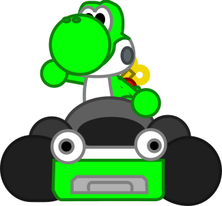 MiniToy Yoshi in Ring Racers Promotionalart.png