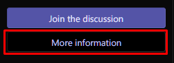 More Information