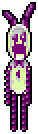 Paper Bonnie: One of the Paper Pals from Party Room 4 at the New Freddy Fazbear's Pizza. Each one of these Paper Pals represents a different character, with this one representing Bonnie.