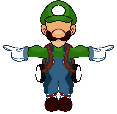Open Assets] - T-Pose Luigi! - Updates