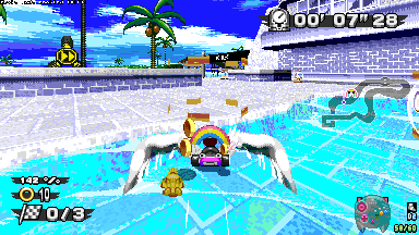 Rainbow racing and falling to their inminent death