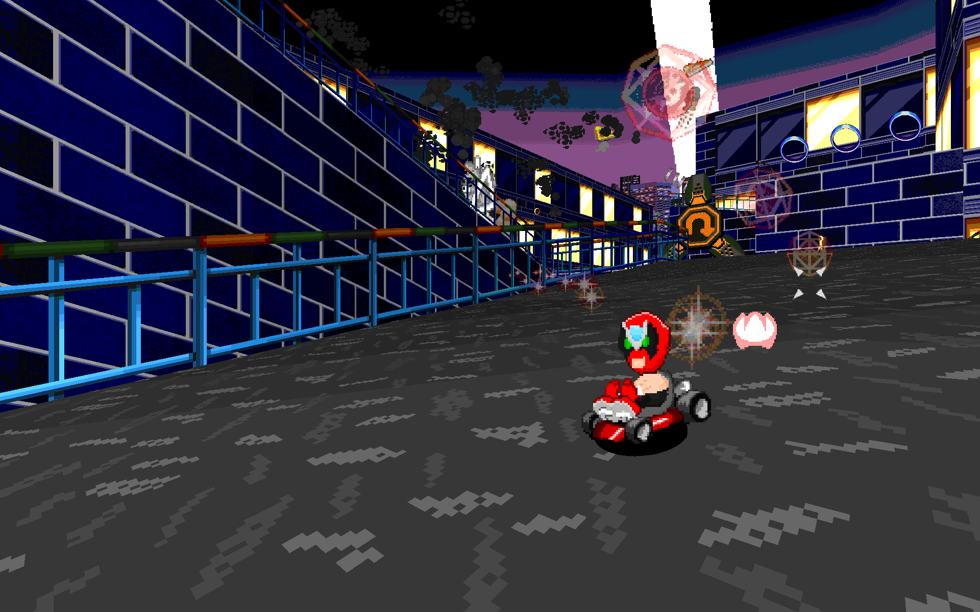 Hey! Anybwody gunna tell me where the hot lady club is? No? Oh. You did NOT just throw a Eggmark at me.