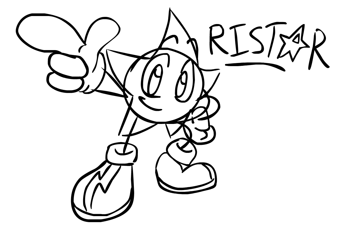 Ristar pose sketch.png