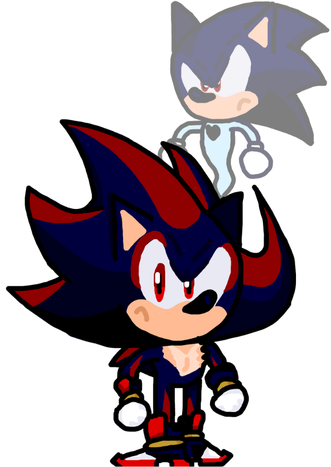 Shadow and Dark Sonic (phase 1, soul form).png