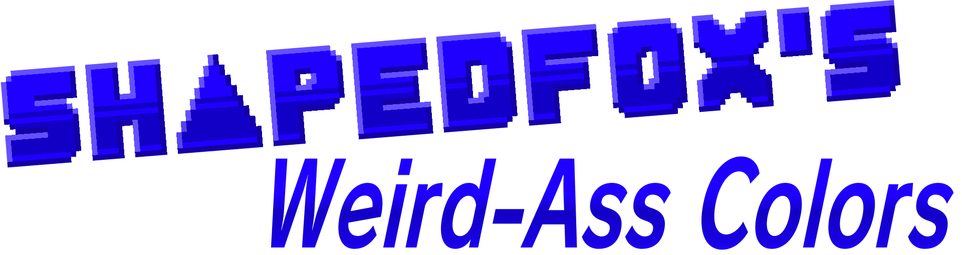 shapedfox weird-ass colors logo.png