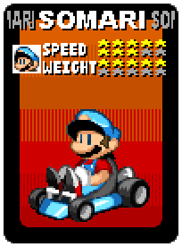 Somari. Speed 8, Weight 5.