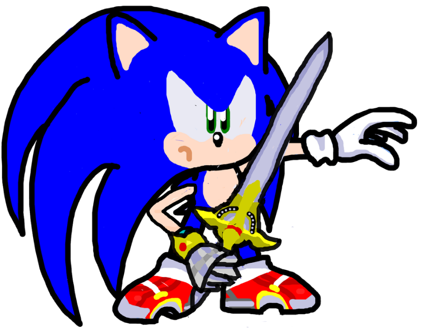 Sonic (SA, Black Knight style, with SOAP Shoes).png