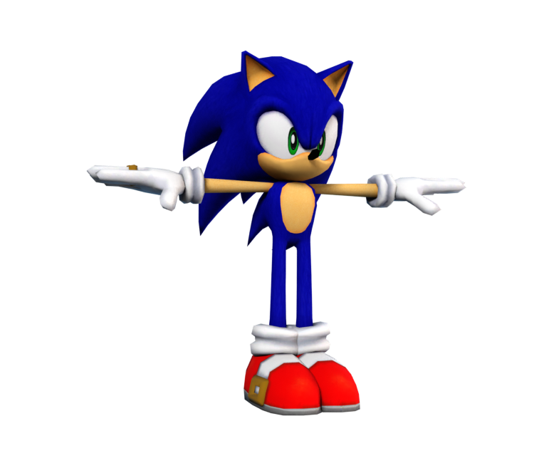 Sonic & The Secret Rings Sonic Model.png
