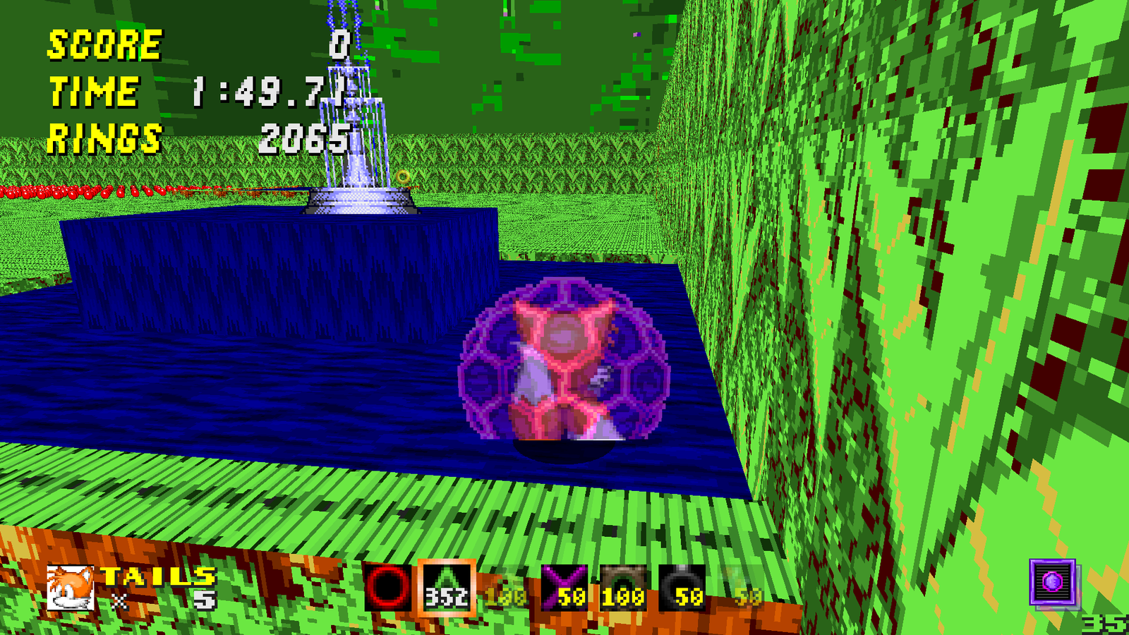 1. Why | 2. I cheated to get here because I'm not playing through Sonic Doom 2 again