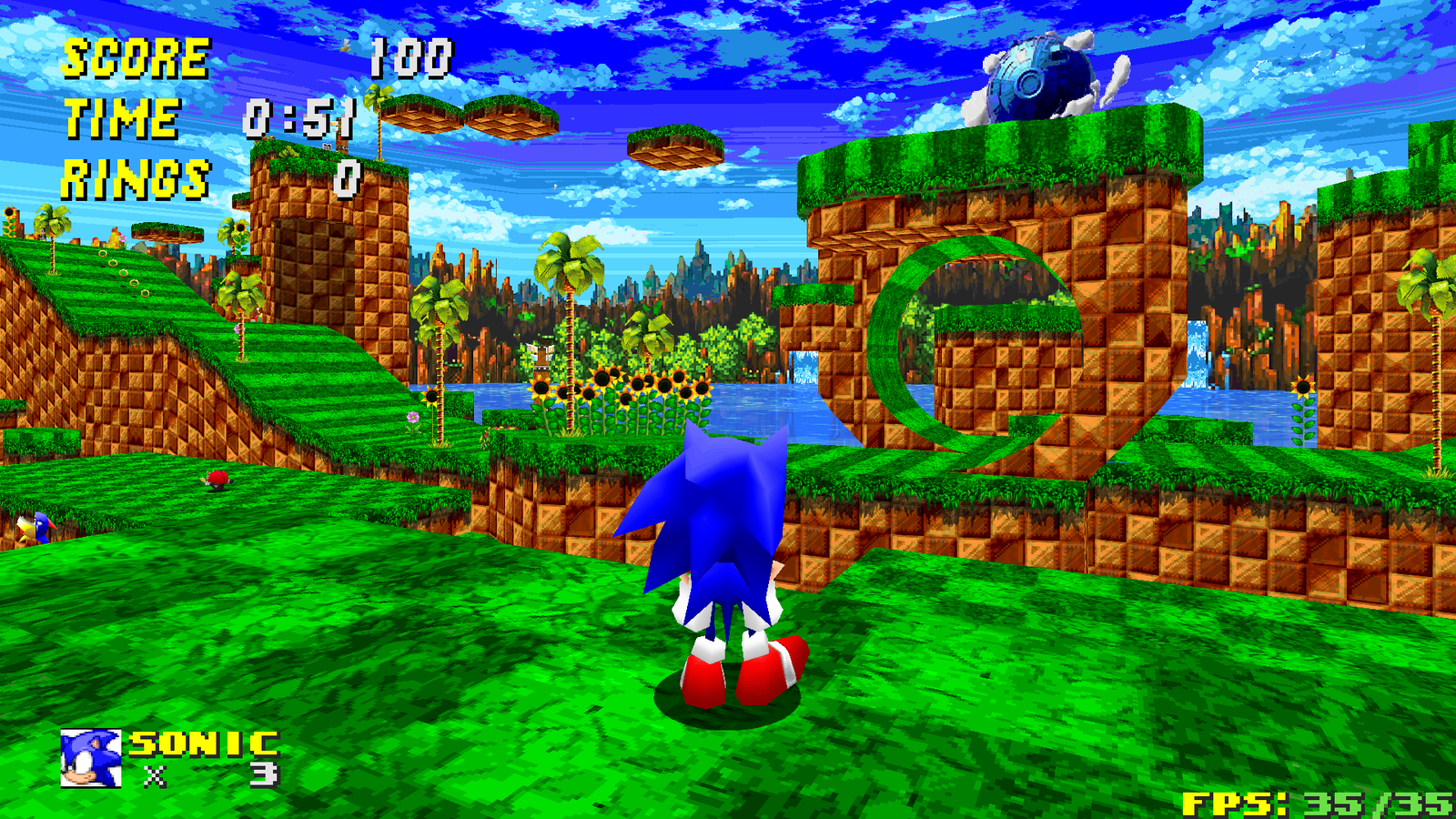 100+] Green Hill Zone Backgrounds