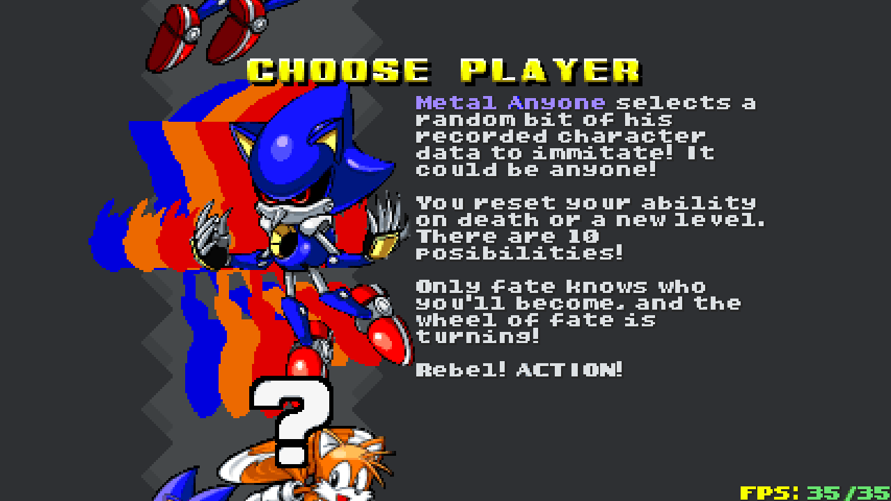 Mecha Sonic sprites listo 