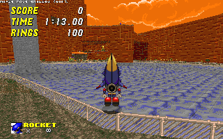 Rocket Metal Sonic rig