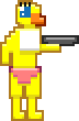 Toy Chica Sprite: The third of the FNaF 3 minigames, give all the cupcakes to the children to make them happy!