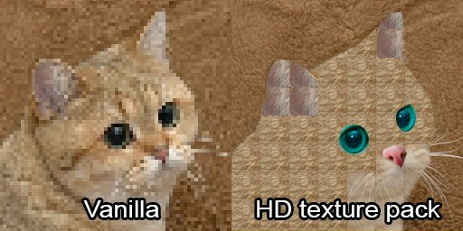 Vanilla vs HD Texture Pack Cat.png
